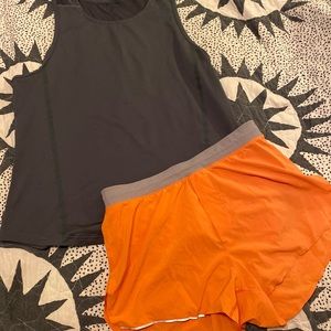 Lululemon tank and short SET
